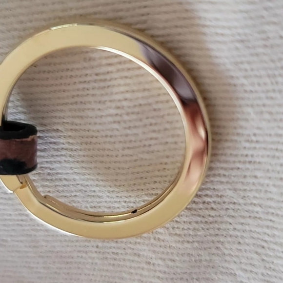 Louis Vuitton Key Charm Holder String 19.5 Jungle Giant Black Caramel Clochette - Picture 11 of 16